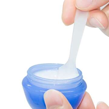 Empty Cosmetic Containers with Lids 20g Plastic Small Refillable Travel Bottle Leak Proof Round Clear Jars Tsa Approved Environmental Perfect for Slime, Samples, Lotion, Creams and More