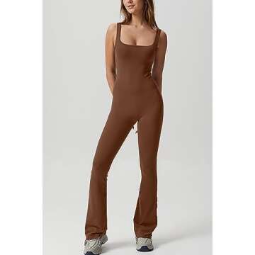 Stylish QINSEN Flare Jumpsuit for Women in Multiple Colors