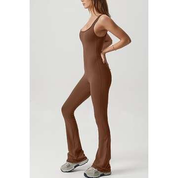 Stylish QINSEN Flare Jumpsuit for Women in Multiple Colors