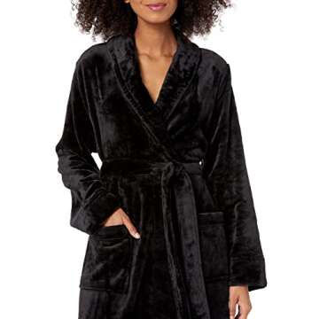 Amazon Essentials Women's Full-Length Plush Robe (Available in Plus Size)