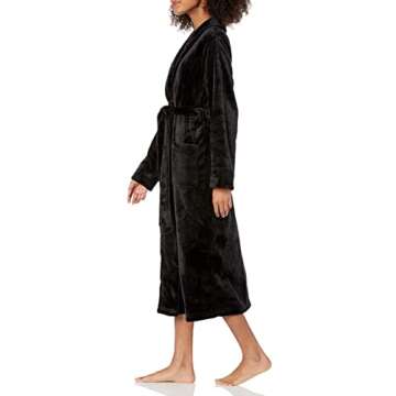 Amazon Essentials Women's Full-Length Plush Robe (Available in Plus Size)