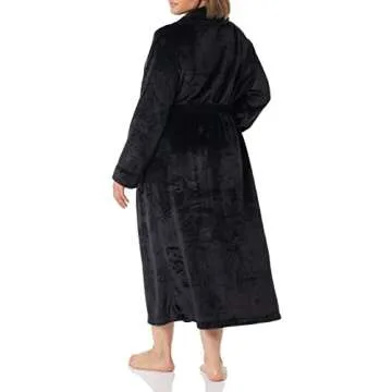 Amazon Essentials Women's Full-Length Plush Robe (Available in Plus Size)