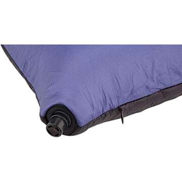 Cocoon AIR CORE Travel Pillow HYPERLIGHT 28X38 cm (Black/Dark Blue)