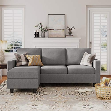 HONBAY Convertible Sectional Sofa for Small Spaces