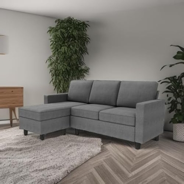 HONBAY Convertible Sectional Sofa for Small Spaces