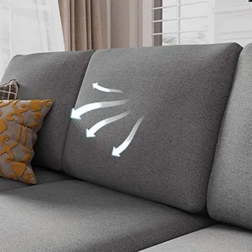 HONBAY Convertible Sectional Sofa for Small Spaces