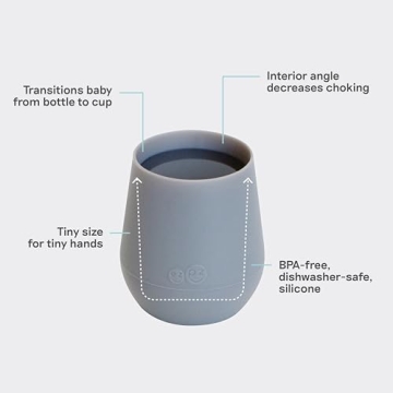 ezpz Tiny Cup for Infants - Safe Silicone Training Cup