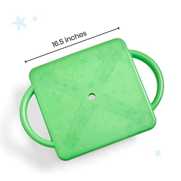 hand2mind Green Indoor Scooter Board for Kids Fun