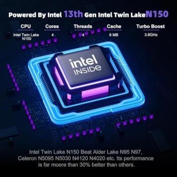 HP 14" Laptop 2025 with Office & Quad-Core Performance