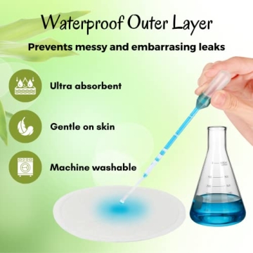 Bamboo Viscose Nursing Pads 14 Washable Breastfeeding Pads