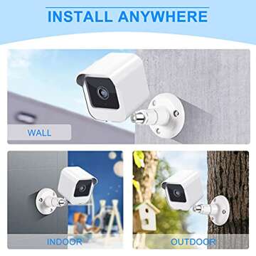 MROUNT Wyze Cam V3 Wall Mount - Weatherproof & Adjustable