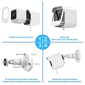 MROUNT Wyze Cam V3 Wall Mount - Weatherproof & Adjustable
