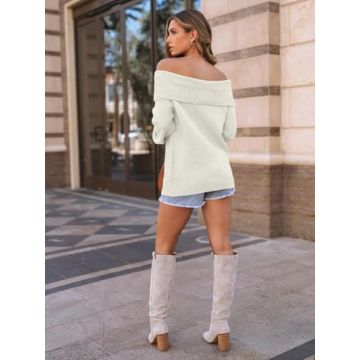 Shop Stylish LILLUSORY Off The Shoulder Sweater for Comfort