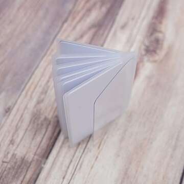 AG Wallets Set of 2 Clear Inserts Perfect for Trifold Wallets