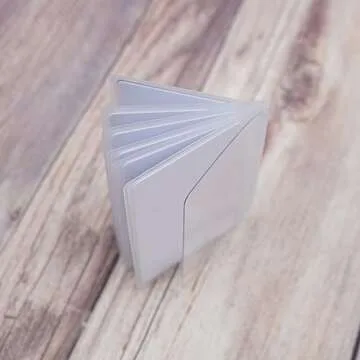 AG Wallets Set of 2 Clear Inserts Perfect for Trifold Wallets