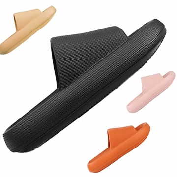 UltraCozy Women Slides Sandals with Thick Sole, Non-Slip Beach Pool Slides, Open Toe Style Outdoor Slippers For Men and Women UCS102 (2020 New Chubby Collection)