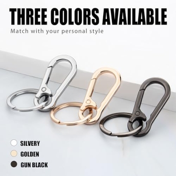 Premium Metal Keychains for Keys - Stylish & Durable Organizer