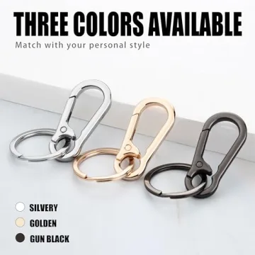 Premium Metal Keychains for Keys - Stylish & Durable Organizer