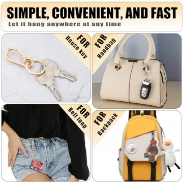 Premium Metal Keychains for Keys - Stylish & Durable Organizer