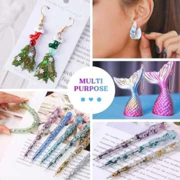 LET'S RESIN UV Resin Soft Type, 100g Elastic&Bendable Crystal Clear Ultraviolet Epoxy Resin, Low Shrinkage UV Resin Kit for Crafts, Jewelry Making, Decoration