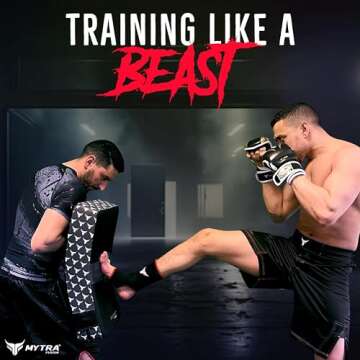 Mytra Fusion Kick Shield Curved MMA Strike Shield for Kickboxing & Martial Arts Training