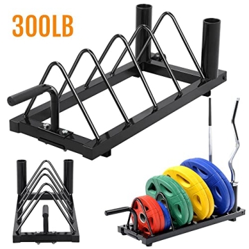 Yaheetech Heavy-Duty Olympic Barbell Storage Rack