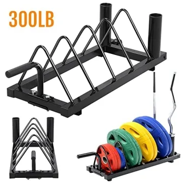 Yaheetech Heavy-Duty Olympic Barbell Storage Rack