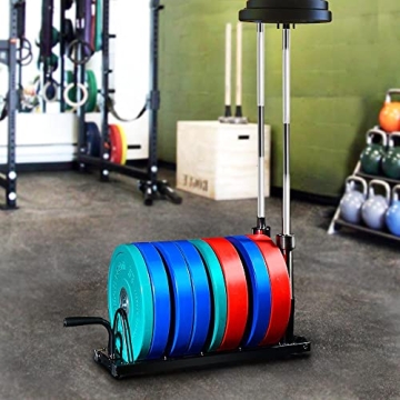 Yaheetech Heavy-Duty Olympic Barbell Storage Rack