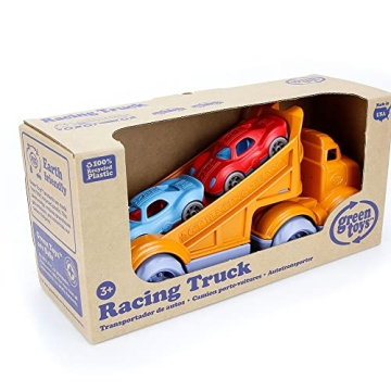 Green Toys Racing Truck w/ 2 Racers