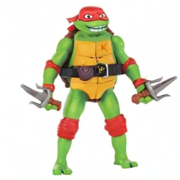 Teenage Mutant Ninja Turtles: Mutant Mayhem 5.5” Raphael Deluxe Ninja Shouts Figure by Playmates Toys
