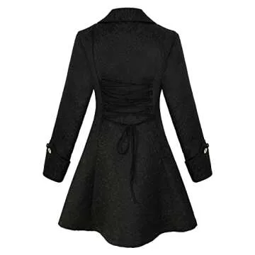 Teyujosem Women’s Gothic Steampunk Coat for All Occasions