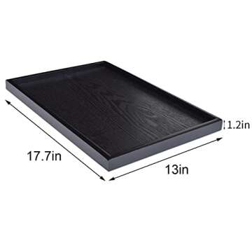 Elegant Solid Wood Serving Tray for All Occasions