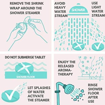 Shower Steamers Aromatherapy Eucalyptus Lavender for Relaxation