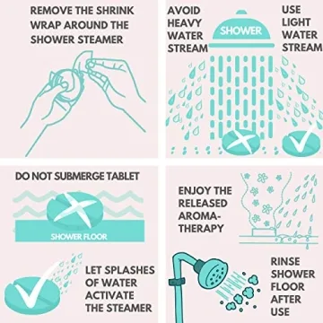 Shower Steamers Aromatherapy Eucalyptus Lavender for Relaxation