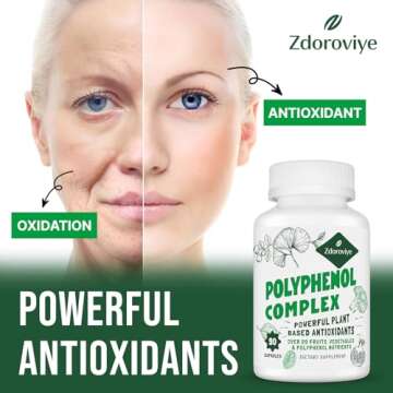 Zdoroviye 2250 MG Polyphenols Supplement Over 20 Fruits, Vegetables & Polyphenols
