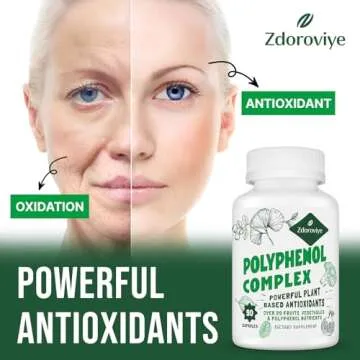 Zdoroviye 2250 MG Polyphenols Supplement Over 20 Fruits, Vegetables & Polyphenols