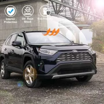 Premium Windshield Sun Shade for Toyota RAV4 2019-2025 Accessories Heat Protection