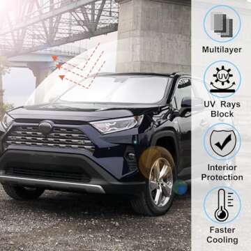 Toyota RAV4 Windshield Sun Shade 2019-2025 Accessories