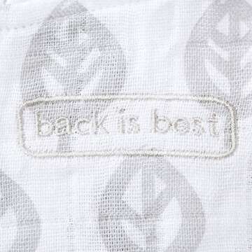 HALO 100% Cotton Muslin Sleepsack Swaddle, 3-Way Adjustable Wearable Blanket, TOG 1.5, Grey Tree Leaf, Small, 3-6 Months