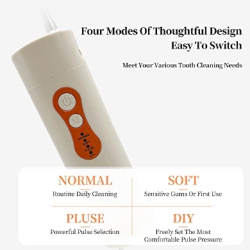 LEJOUR Cordless Water Flosser - Portable & Powerful Dental Care