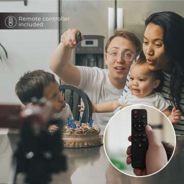 Polaroid 4K Video Camera with Night Vision and Zoom