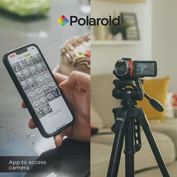 Polaroid 4K Video Camera with Night Vision and Zoom