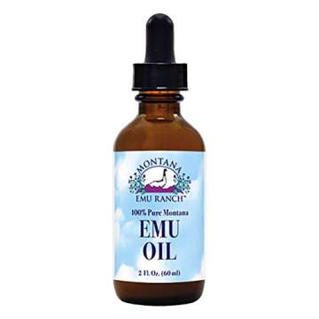 100% Pure Montana Emu Oil Montana Emu Ranch Co. 2 oz Liquid