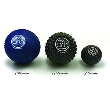 Pro-Tec Athletics Orb Massage Balls, Vary in size and color, Deep Tissue Massage, Muscle Relief, Hamstring, Quadriceps, Calf, Multi-Directional Massage Ball, Enhance Performance, Adult, Working Out