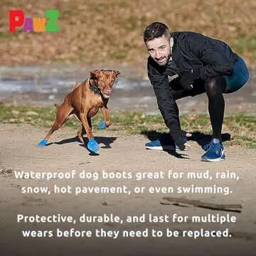 PawZ Rubber Dog Boots for Year-Round Paw Protection
