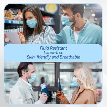 JOINTOWN 3-Ply Disposable Face Masks - 50 Pack Protection