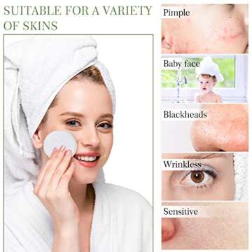 Sieral Compressed Facial Sponges - 120 Soft Disposable Pads