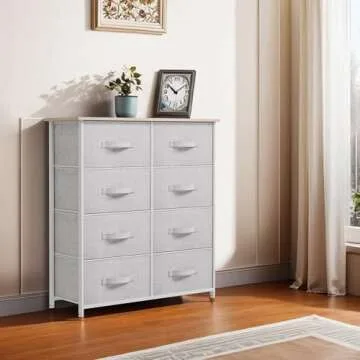YITAHOME 8 Drawers Dresser - Fabric Storage Tower, Organizer Unit for Bedroom, Living Room & Closets...