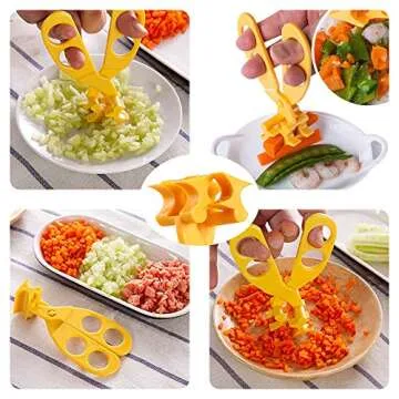OBloved Multifunction Baby Food Scissor Cutter for Easy Meal Prep