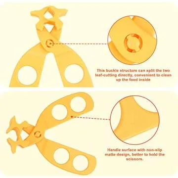 OBloved Multifunction Baby Food Scissor Cutter for Easy Meal Prep